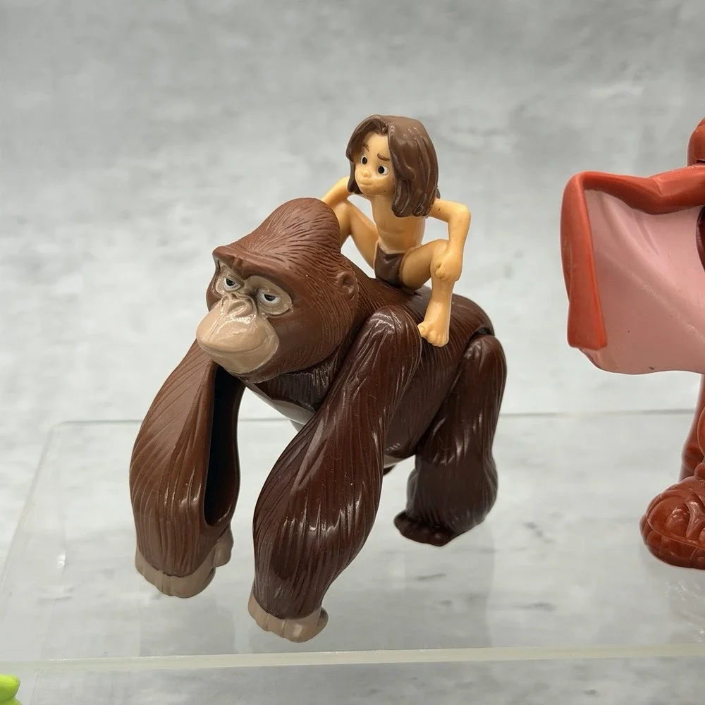 2000 Disney's Tarzan Happy Meal Chain Reaction Jungle Toys Sabor Lot Of 5